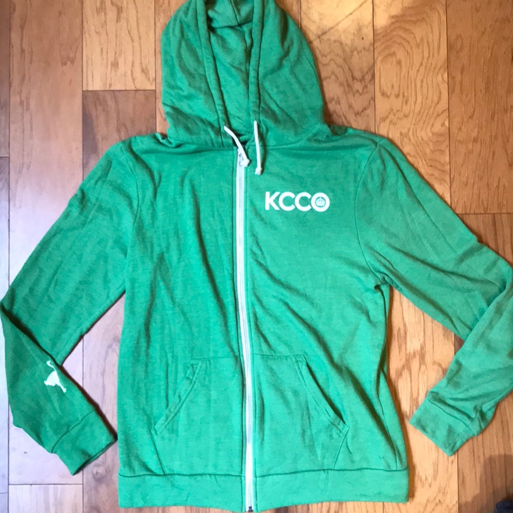 KCCO Chive ZIP-Up Hoodie. Size Large